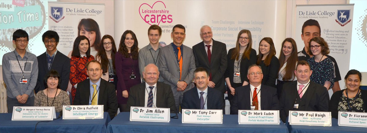 Paul Haigh joins a panel of experts for Question Time at De Lisle College